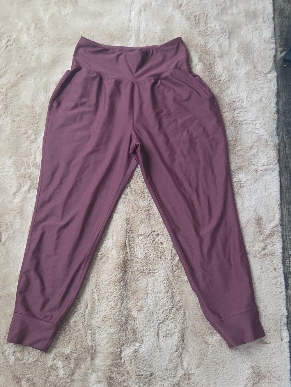 Old Navy Women's Mauve High-Waist Jogger Pants